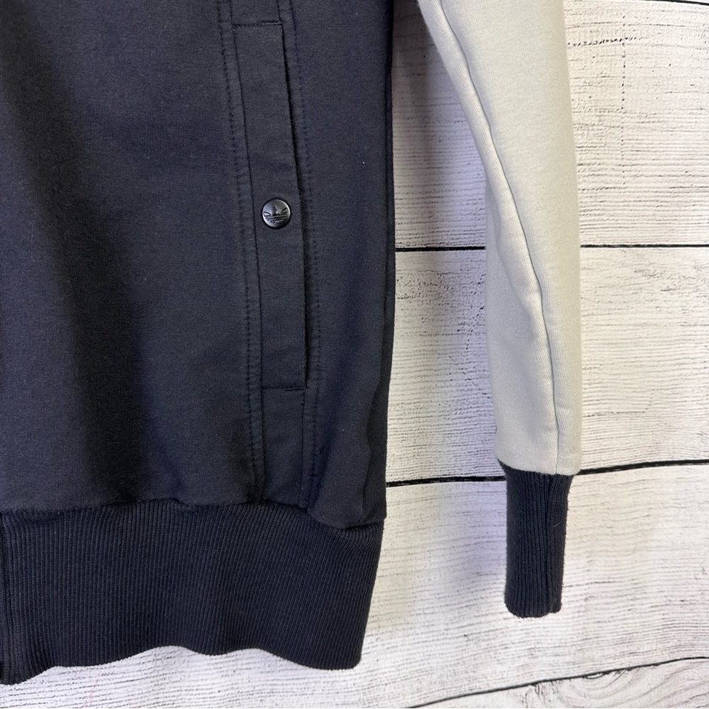 ADIDAS Full Zip Jacket Embroidered Hoodie Sweatshirt Y2K 2009 Vintage Size Small - Picture 7 of 12